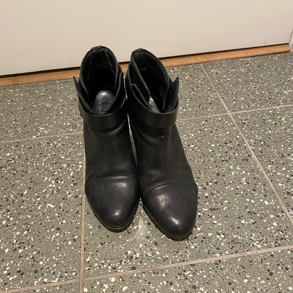 Rag and Bone black leather boots - Picture 1 of 4